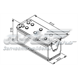 0092T30560 Bosch Авто акумулятор