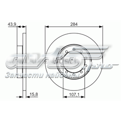 Гальмівні диски 0986479A34 Bosch