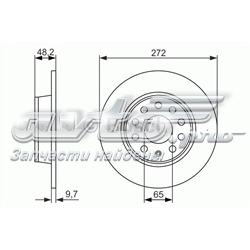 Гальмівні диски 0986479C20 Bosch