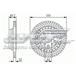 Задні дискові гальма Bosch 0986479T35 ціна, від 39.60 USD