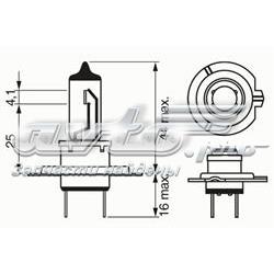 Купити 1987301087 Bosch Лампочка галогенна