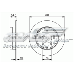 Задні дискові гальма Bosch 0986479T49 ціна, від 31.54 USD