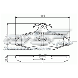 Купити 0986495068 Bosch Задні колодки