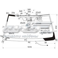 5610160300 Toyota Автомобільне скло