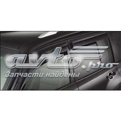 Дефлектор-обтікач (вітровики) на скло дверей, комплект 4 шт. Mitsubishi Pajero 4 LONG (V90) (Міцубісі Паджеро)