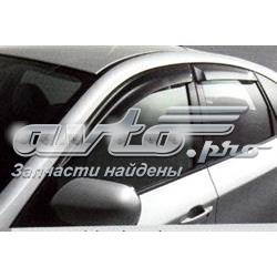 Дефлектор-обтікач (вітровики) на скло дверей, комплект 4 шт. Subaru Impreza 3 (GH) (Субару Імпреза)