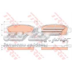 Купити GDB4455 TRW Задні колодки