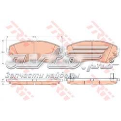 Передні тормозні колодки GDB4456 TRW