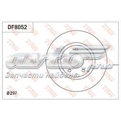 Гальмівні диски передні DF8052 TRW