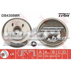 DB4308MR TRW Барабан гальмівний задній