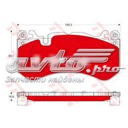 Купити GDB1734DTE TRW Колодки гальмівні передні, дискові