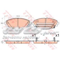 Передні тормозні колодки GDB3592 TRW
