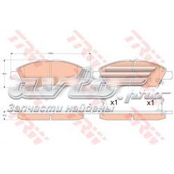 Передні тормозні колодки GDB3613 TRW