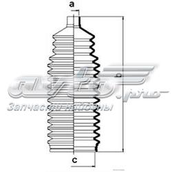 Пильник рульового механізму/рейки J4102008 Nipparts