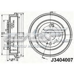Барабан гальмівний задній J3404007 Jakoparts