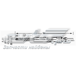 Свічка накалу DPOWER20 NGK