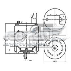 RML74543C Blacktech Ресора пневматичної підвіски