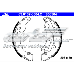 Колодки гальмові задні, барабанні ATE 03013705042 ціна, від 34.85 USD