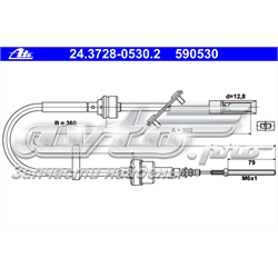 Трос зчеплення FT70000 Fast