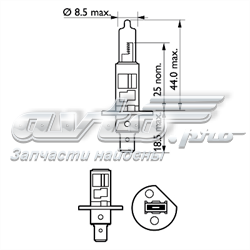 47518360 Philips Лампочка галогенна