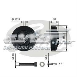 Шків колінвала (демпфер ) Gates TVD1033A ціна, від 5932.5 UAH