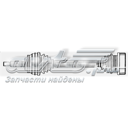 Піввісь (привід) передня 24198 GKN-Spidan