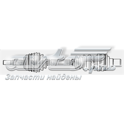 Привід правий GKN-Spidan 21566
