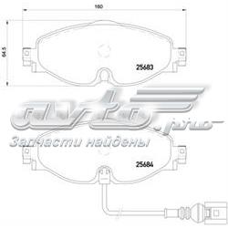 Тормозні колодки Brembo P85126