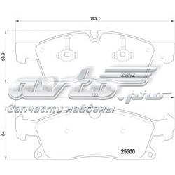P50109 Brembo Передні гальмівні колодки