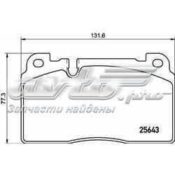 Передні тормозні колодки P85133 Brembo