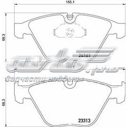Купити P06081 Brembo Колодки гальмівні передні, дискові