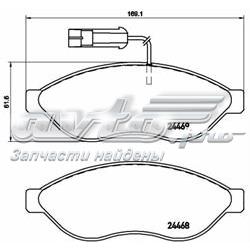 P23143 Brembo Передні гальмівні колодки