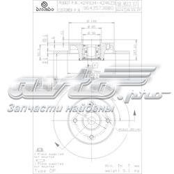 Задні дискові гальма Brembo 08951217 ціна, від 88.42 USD