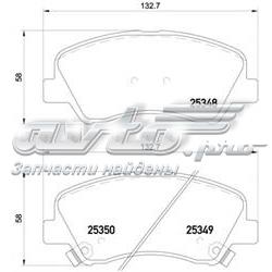 Купити P18025 Brembo Колодки гальмівні передні, дискові