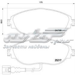 Передні тормозні колодки P85131 Brembo
