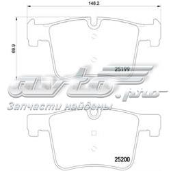 Купити P06075 Brembo Колодки гальмівні передні, дискові