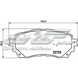 Тормозні колодки Brembo P49048