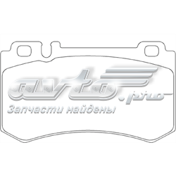 колодки гальмові задні, дискові P50061 колодки гальмові задні, дискові P50061