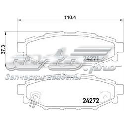 Купити P78020 Brembo Задні колодки
