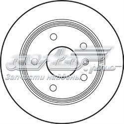 Задні дискові гальма Jurid/Bendix 562149JC ціна, від 24.78 USD