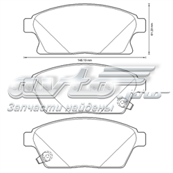Гальмівні колодки Jurid/Bendix 573325J ціна, від 28.68 USD