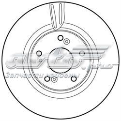 Диск переднього гальма Jurid/Bendix 562725JC ціна, від 57.01 USD