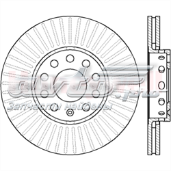 Купити 561548JC Jurid/Bendix Ротор гальмівний