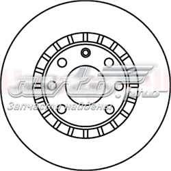 Диск переднього гальма Jurid/Bendix 561488J ціна, від 24.83 USD