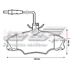 Гальмівні колодки Jurid/Bendix 571897J ціна, від 22.29 USD