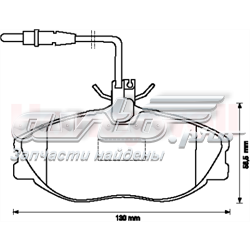 Гальмівні колодки Jurid/Bendix 571898J ціна, від 25.05 USD
