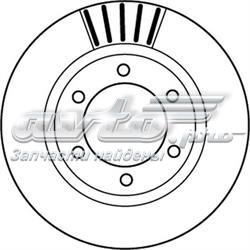 Гальмівні диски передні 562168JC Jurid/Bendix