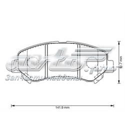 Гальмівні колодки Jurid/Bendix 573379J ціна, від 27.84 USD