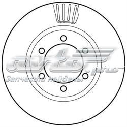 Диск гальмівний передній Jurid/Bendix 562743JC