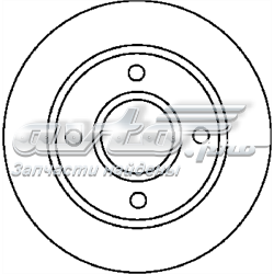 Купити 562078JC Jurid/Bendix Ротор гальмівний